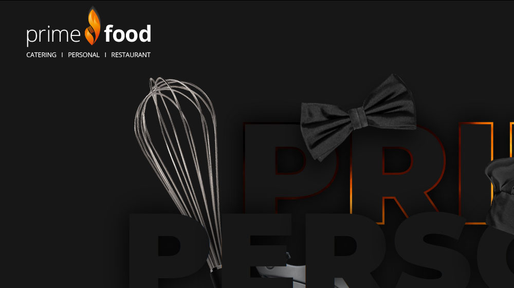 Webdesign für PrimeFood Slider